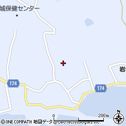 愛媛県越智郡上島町岩城1947周辺の地図