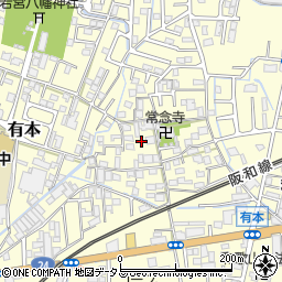 和歌山県和歌山市有本45周辺の地図
