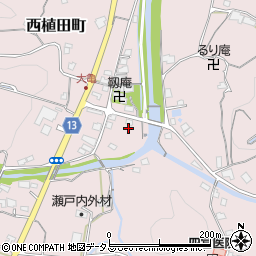 香川県高松市西植田町641周辺の地図