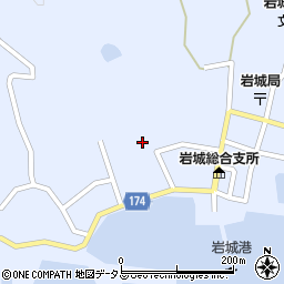 愛媛県越智郡上島町岩城1550周辺の地図