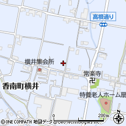 香川県高松市香南町横井404周辺の地図