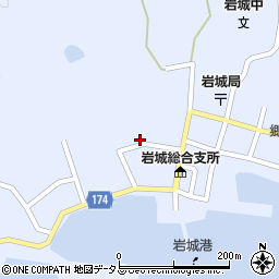 愛媛県越智郡上島町岩城1560周辺の地図