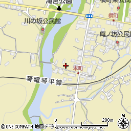 香川県綾歌郡綾川町滝宮1385周辺の地図