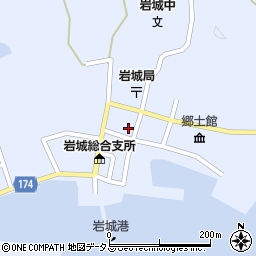 愛媛県越智郡上島町岩城1441周辺の地図