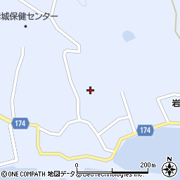 愛媛県越智郡上島町岩城1948周辺の地図