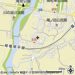香川県綾歌郡綾川町滝宮1235周辺の地図