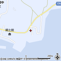 愛媛県越智郡上島町岩城822周辺の地図