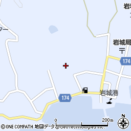 愛媛県越智郡上島町岩城1578周辺の地図