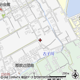 香川県丸亀市郡家町98周辺の地図