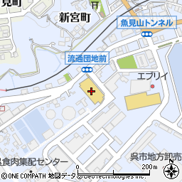 ホームプラザナフコ光町店周辺の地図