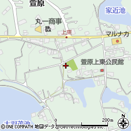 香川県綾歌郡綾川町萱原341-3周辺の地図