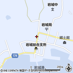 愛媛県越智郡上島町岩城1507周辺の地図