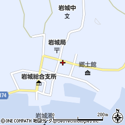 愛媛県越智郡上島町岩城1385周辺の地図