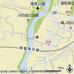 香川県綾歌郡綾川町滝宮1391周辺の地図