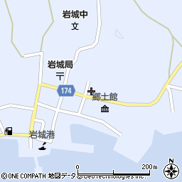 愛媛県越智郡上島町岩城1292周辺の地図