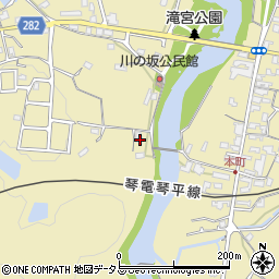 香川県綾歌郡綾川町滝宮1549周辺の地図