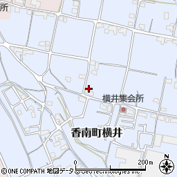 香川県高松市香南町横井291周辺の地図