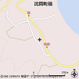 香川県三豊市詫間町積312周辺の地図