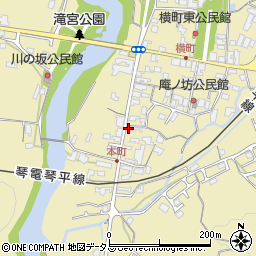 香川県綾歌郡綾川町滝宮1240周辺の地図