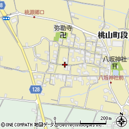 和歌山県紀の川市桃山町段周辺の地図