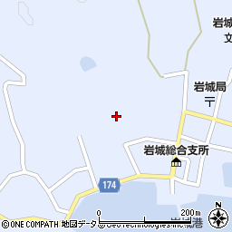 愛媛県越智郡上島町岩城1581周辺の地図