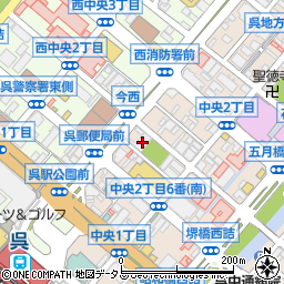 株式会社中電工　呉営業所周辺の地図