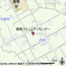 富熊コミュニティセンター周辺の地図