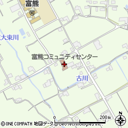 富熊コミュニティセンター周辺の地図