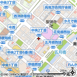 ローソン呉中央店周辺の地図