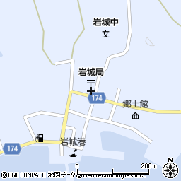 愛媛県越智郡上島町岩城1459周辺の地図