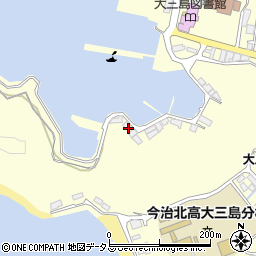大三島ここ動物病院周辺の地図