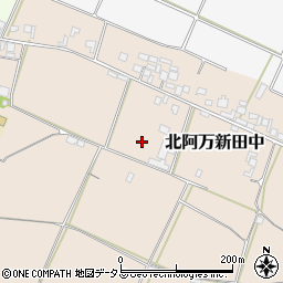 兵庫県南あわじ市北阿万新田中周辺の地図