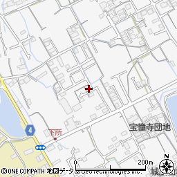 香川県丸亀市郡家町617周辺の地図