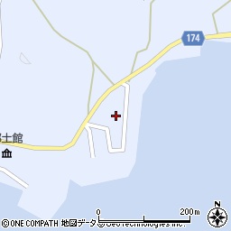 愛媛県越智郡上島町岩城779周辺の地図