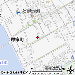 香川県丸亀市郡家町214-12周辺の地図