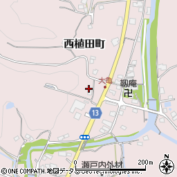 香川県高松市西植田町712周辺の地図