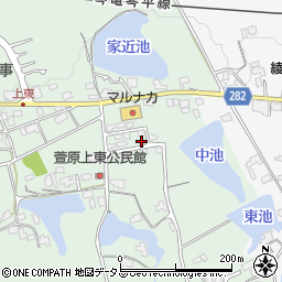 香川県綾歌郡綾川町萱原437-11周辺の地図