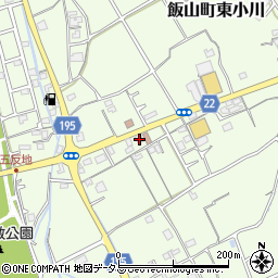 香川県丸亀市飯山町東小川1247-1周辺の地図
