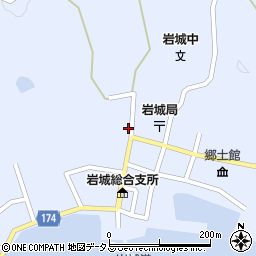 愛媛県越智郡上島町岩城1479周辺の地図