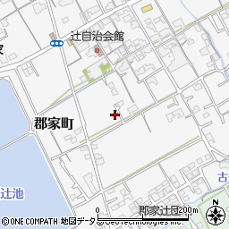 香川県丸亀市郡家町214-13周辺の地図
