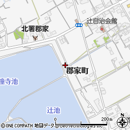 香川県丸亀市郡家町251-3周辺の地図