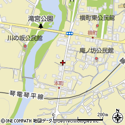 香川県綾歌郡綾川町滝宮1378周辺の地図