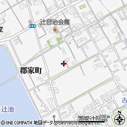 香川県丸亀市郡家町214-14周辺の地図