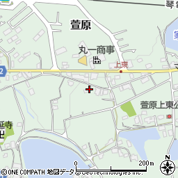 香川県綾歌郡綾川町萱原268周辺の地図