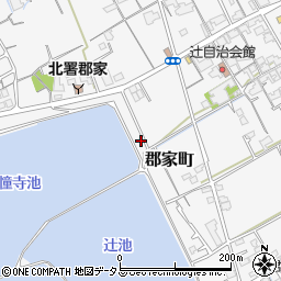 香川県丸亀市郡家町251-4周辺の地図