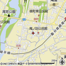 香川県綾歌郡綾川町滝宮1284周辺の地図