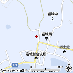 愛媛県越智郡上島町岩城1476周辺の地図