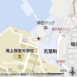 広島県呉市若葉町周辺の地図