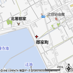 香川県丸亀市郡家町251-14周辺の地図