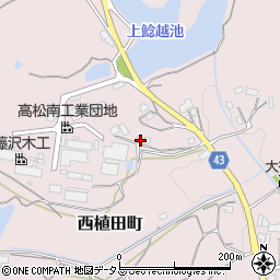 香川県高松市西植田町128周辺の地図